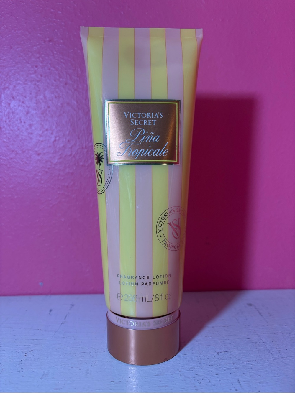 Victoria's Secret Pina Tropicale GUC Body Lotion 8oz Bottle Vacation Beach Sexy